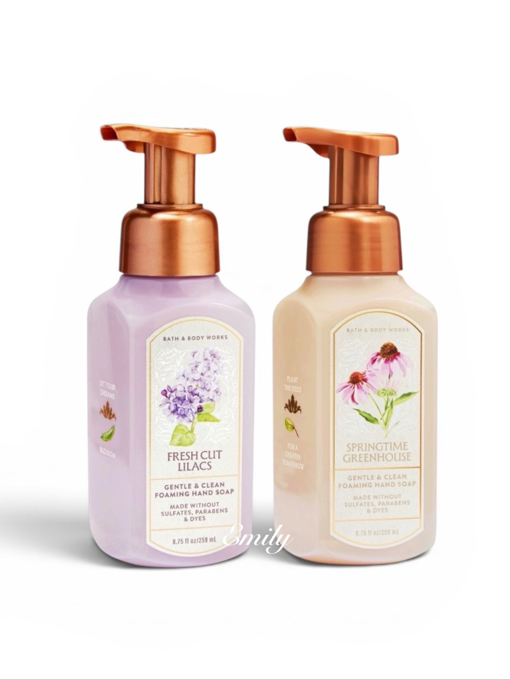 Bath & Body Works SPRINGTIME   Foaming Hand Soap Collection Set 8.75 oz NEW